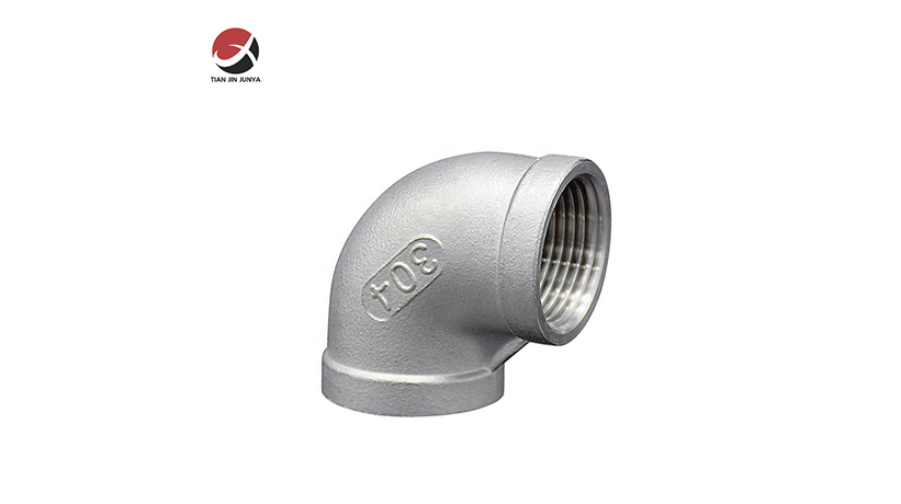 不鏽鋼(gang)鑄造90°内螺紋(wen)等徑彎頭