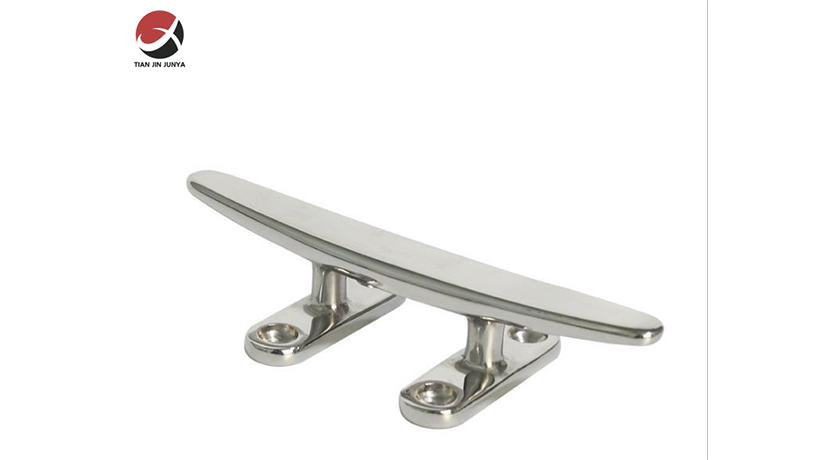 不鏽鋼輕(qīng)型扁羊角索栓(shuān)-小快艇遊艇輪(lun)船鑄造