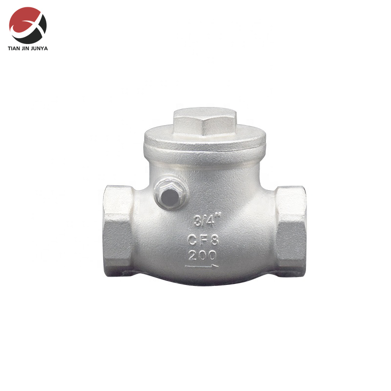 不鏽鋼(gang)内螺紋卧式(shi)單向止回閥(fa)